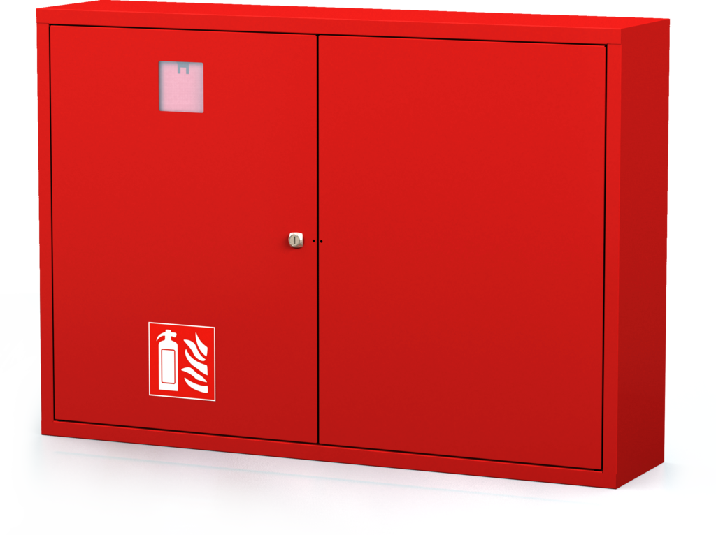 Interior cabinets for fire extinguishers 700 x 1000 x 220
